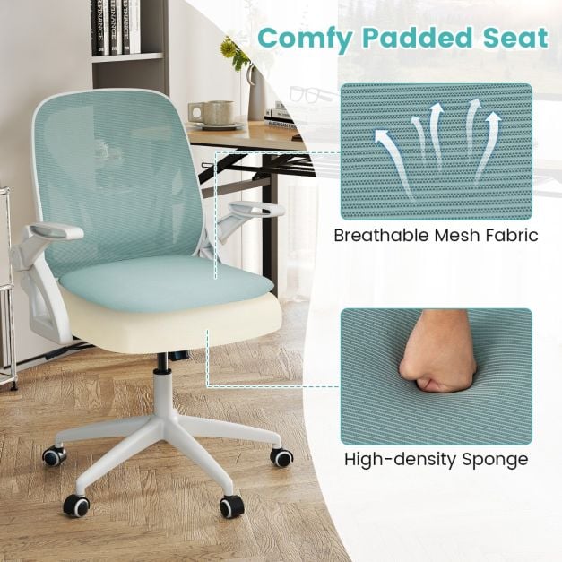 Mesh Office Chair Ergonomic Height Adjustable Swivel Task Computer Desk Chair