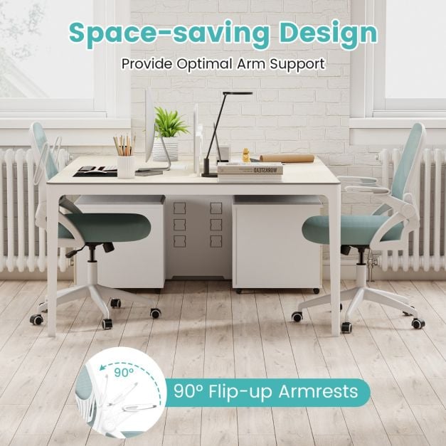 Mesh Office Chair Ergonomic Height Adjustable Swivel Task Computer Desk Chair
