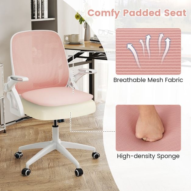 Mesh Office Chair ergonomic padded seat breathable mesh fabric