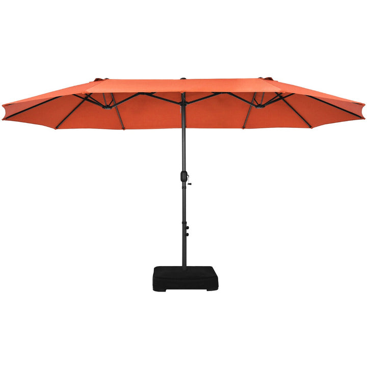 450CM Double Sided Outdoor Umbrella Twin Size with Crank Handle