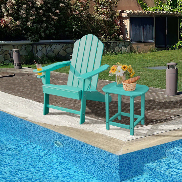 Ergonomic Outdoor Patio Sun Lounger with Built in Cup Holder