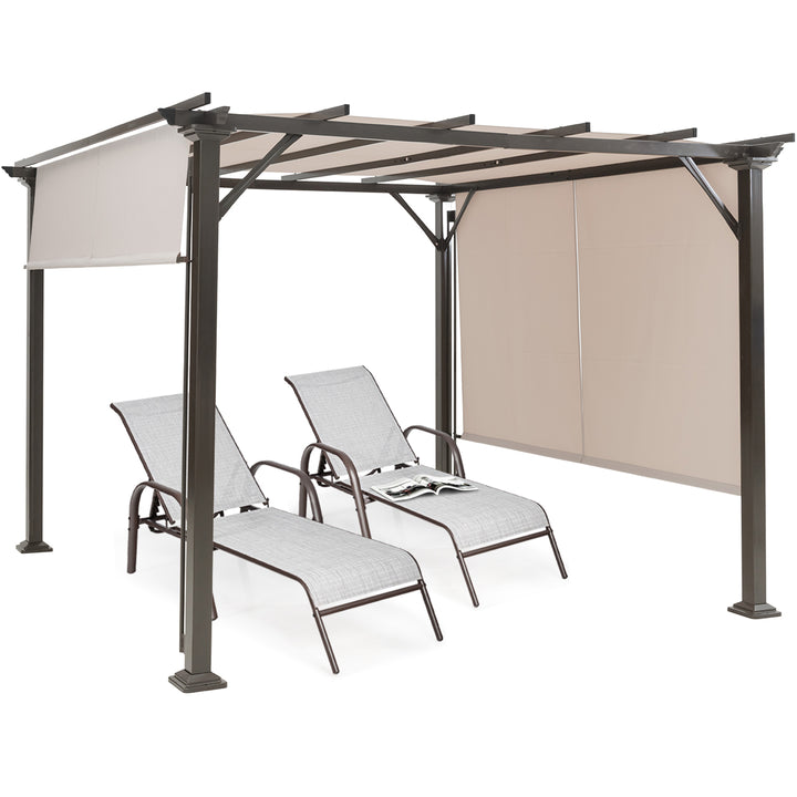 2PCS 16x4 Ft Universal Replacement Canopy for Pergola Structure