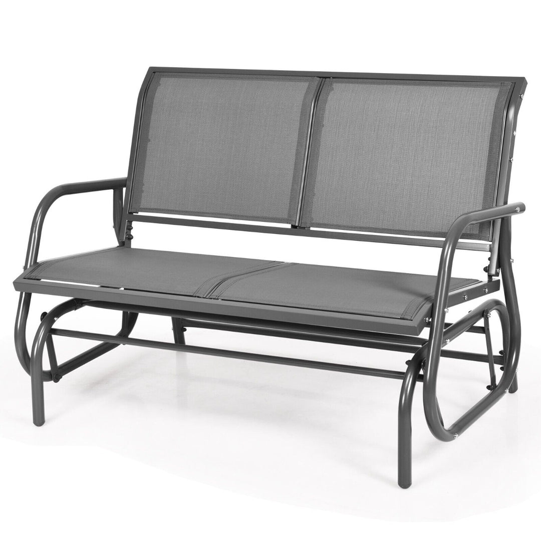 Outdoor Swing Glider Chair with Spacious Space