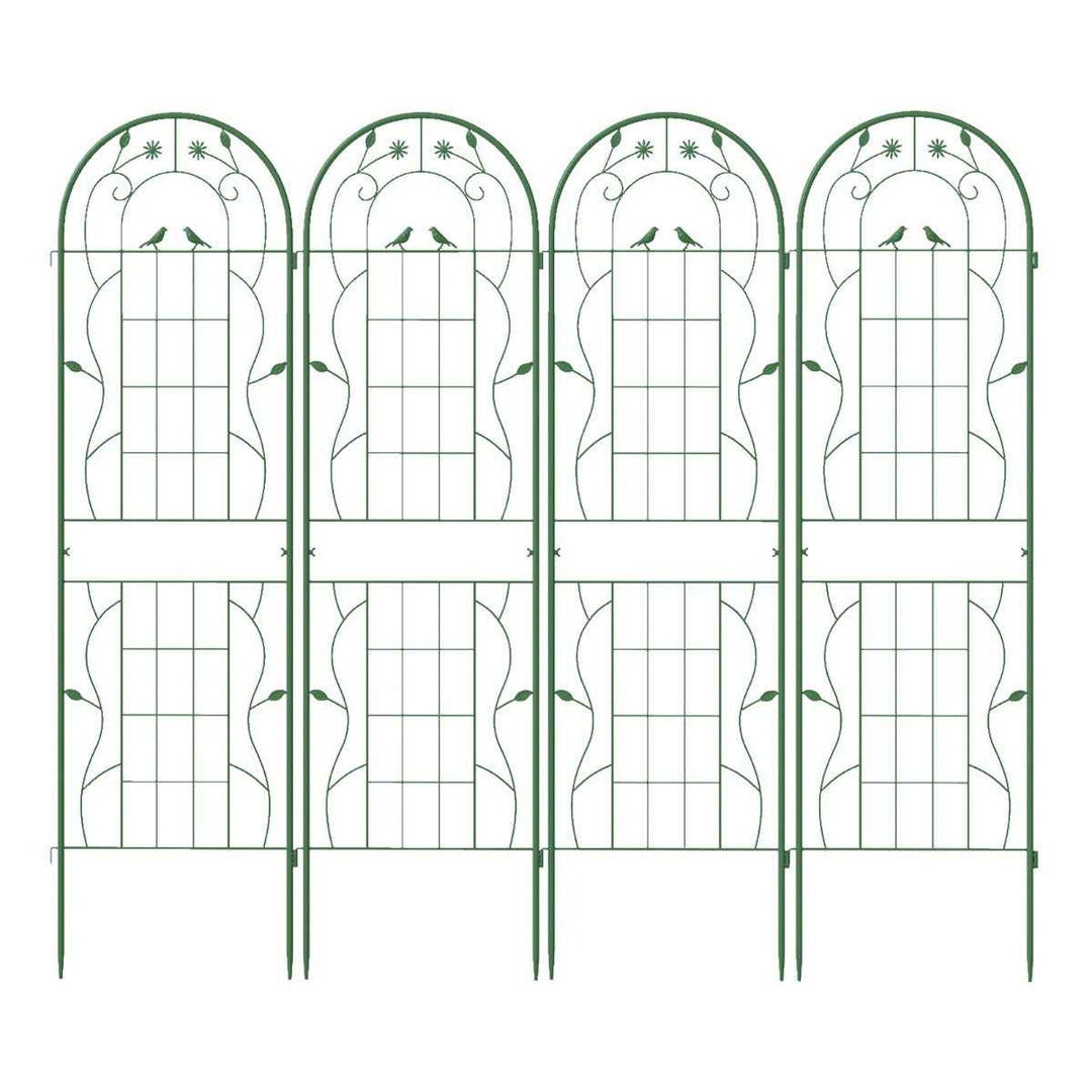 Metal Garden Trellis for Climbing Plants – Durable Support Structure for Outdoor Gardening