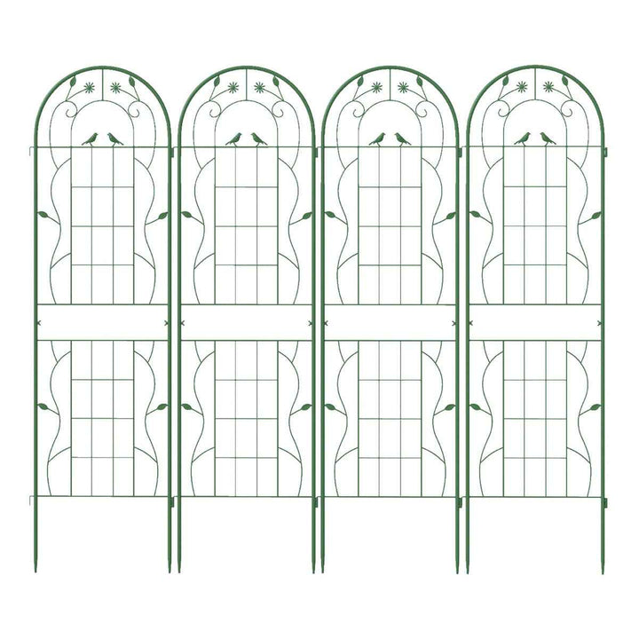 Metal Garden Trellis for Climbing Plants – Durable Support Structure for Outdoor Gardening