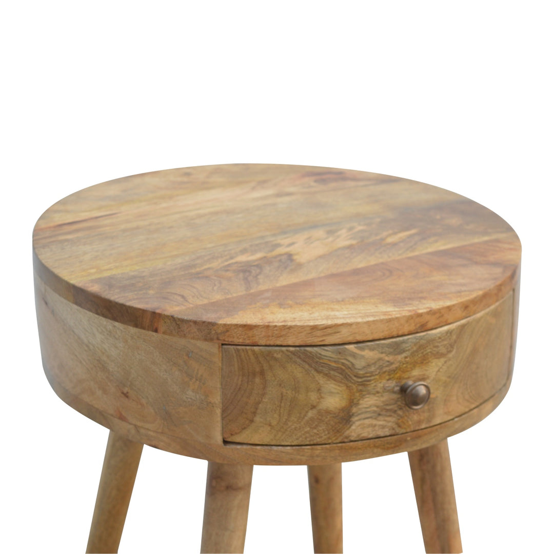 Nordic Circular Shaped Bedside