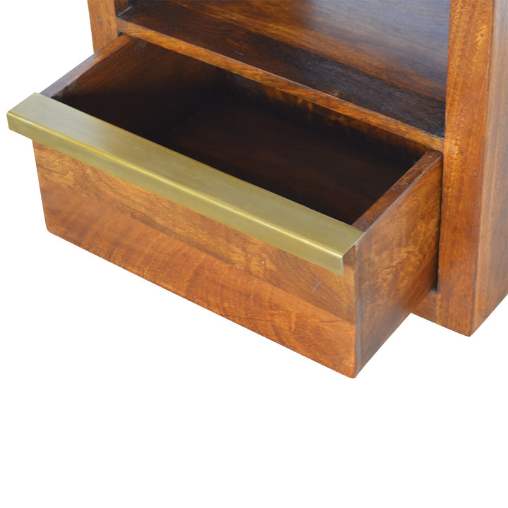 Gold Bar Chestnut Bedside