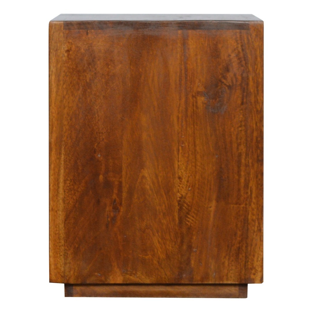 Gold Bar Chestnut Bedside