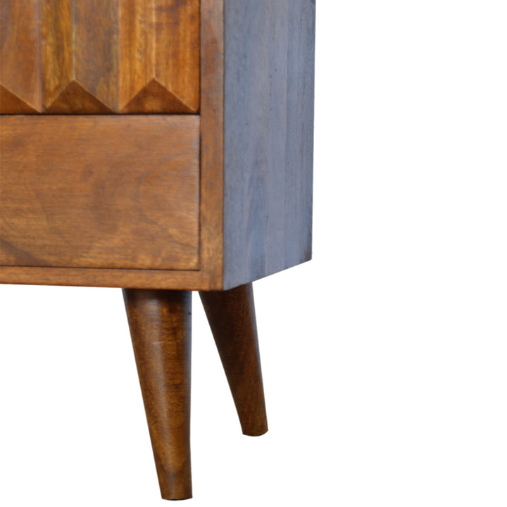 Chestnut Prism Bedside