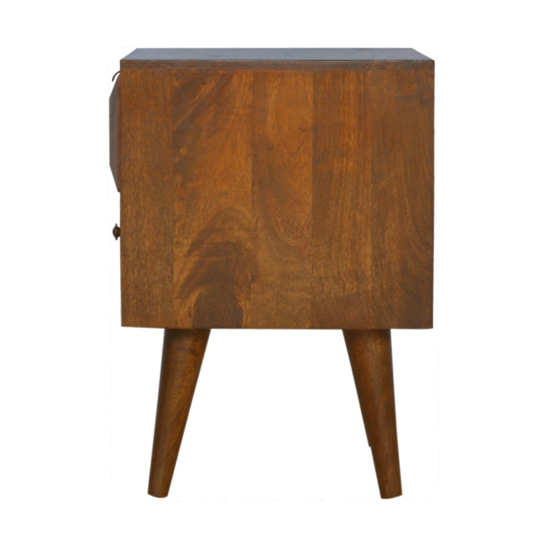 Chestnut Prism Bedside