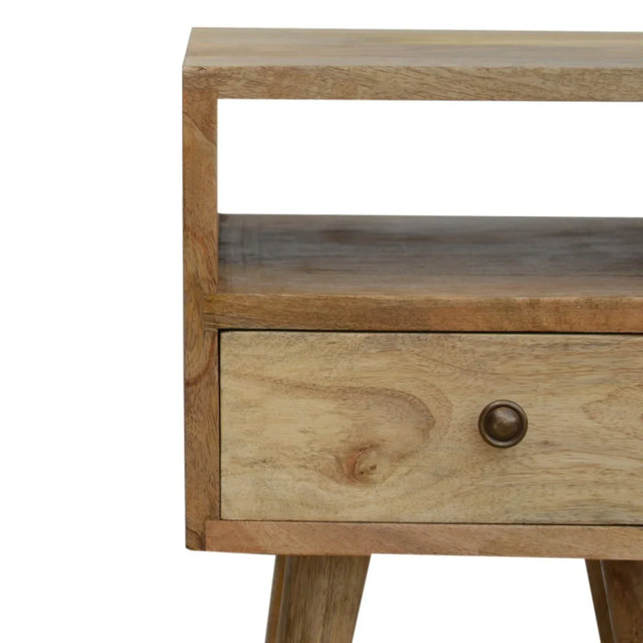 Mini Oak-ish Bedside - TidySpaces