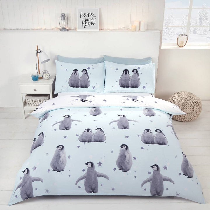 Starry Penguins Duvet Set - TidySpaces