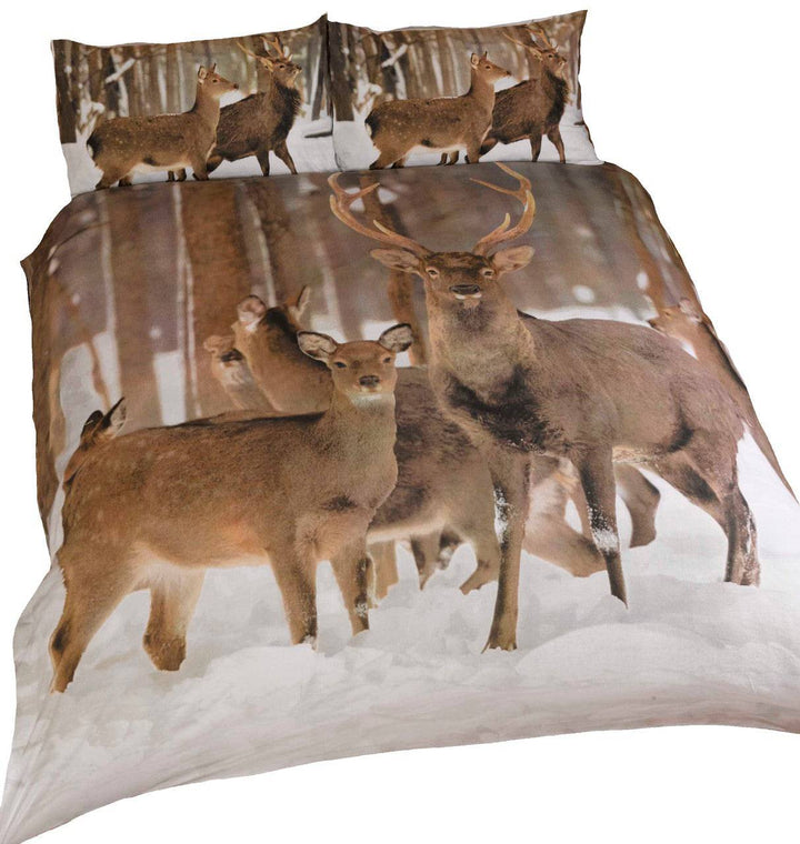 Winter Stag Duvet Set - TidySpaces