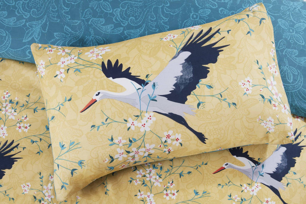 Cranes Duvet Set - TidySpaces