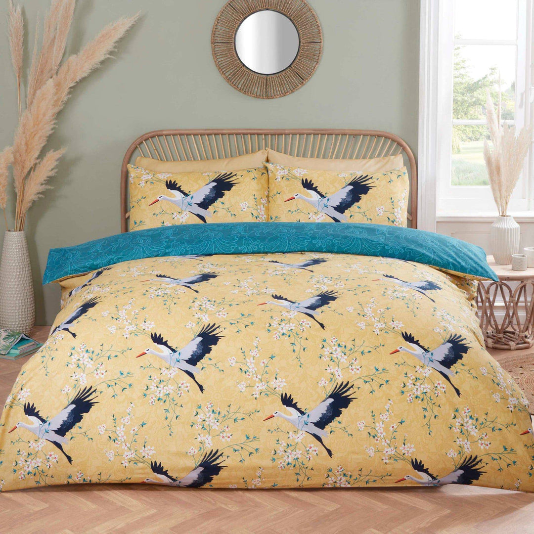 Cranes Duvet Set - TidySpaces