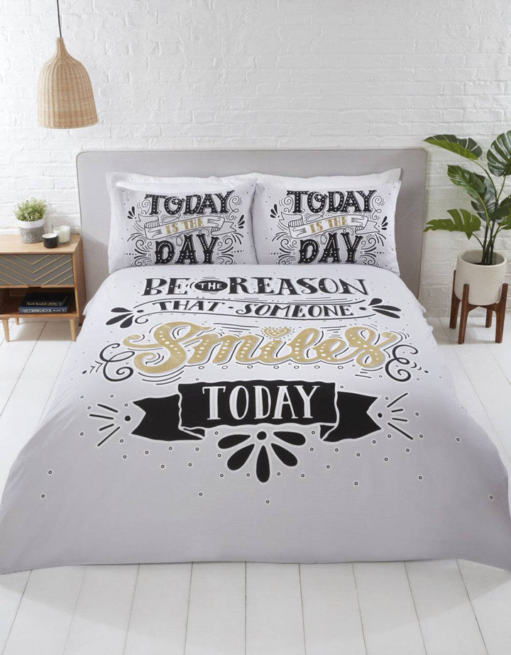 Todays The Day Duvet Set - TidySpaces