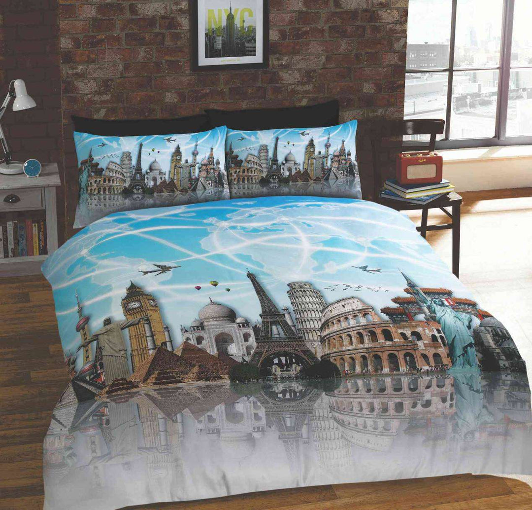 All Around the World Duvet Set - TidySpaces