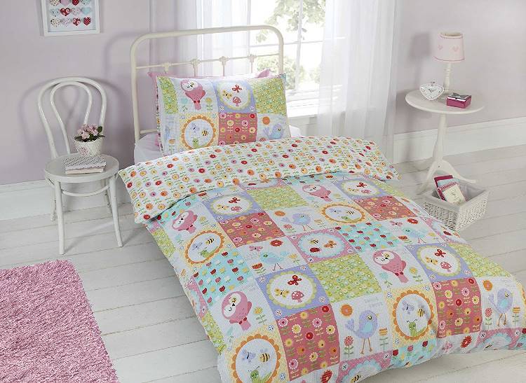 Birdie Patchwork Duvet - TidySpaces