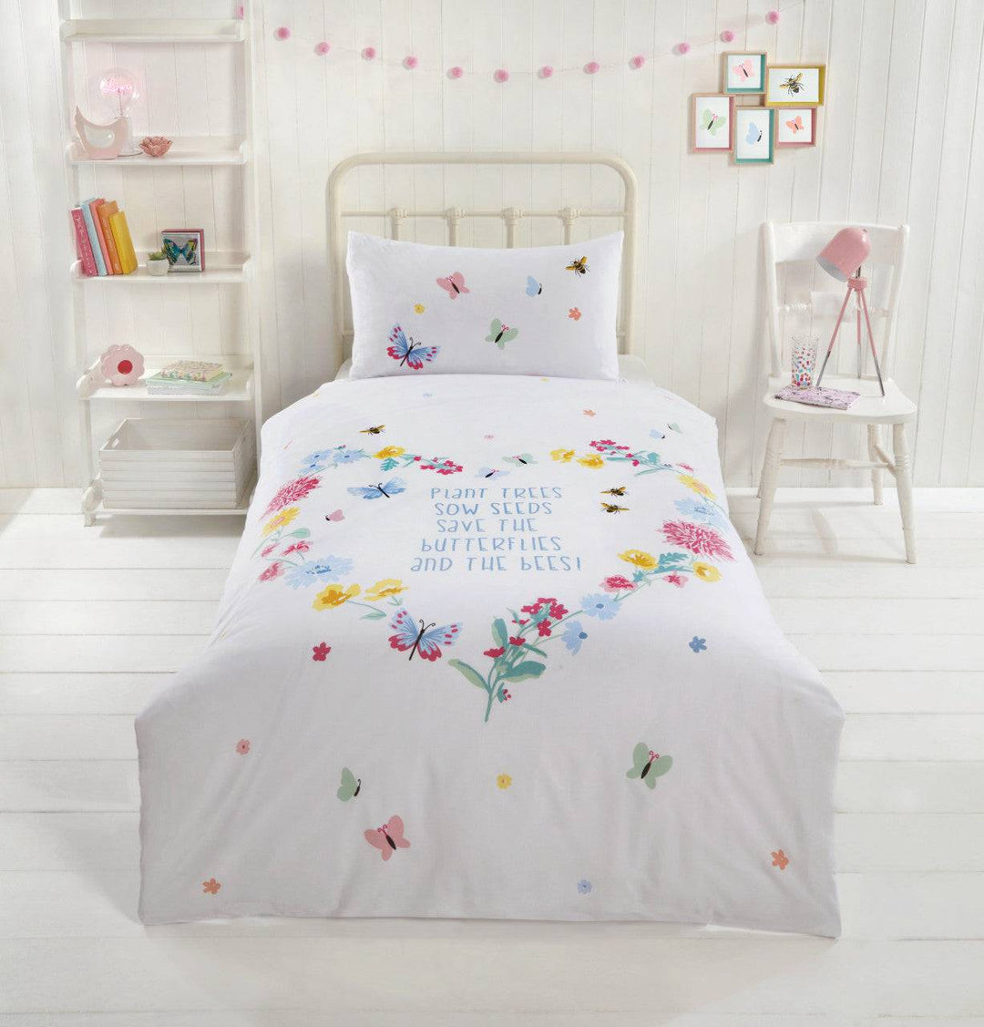 Butterflies & Bees Duvet Set - TidySpaces