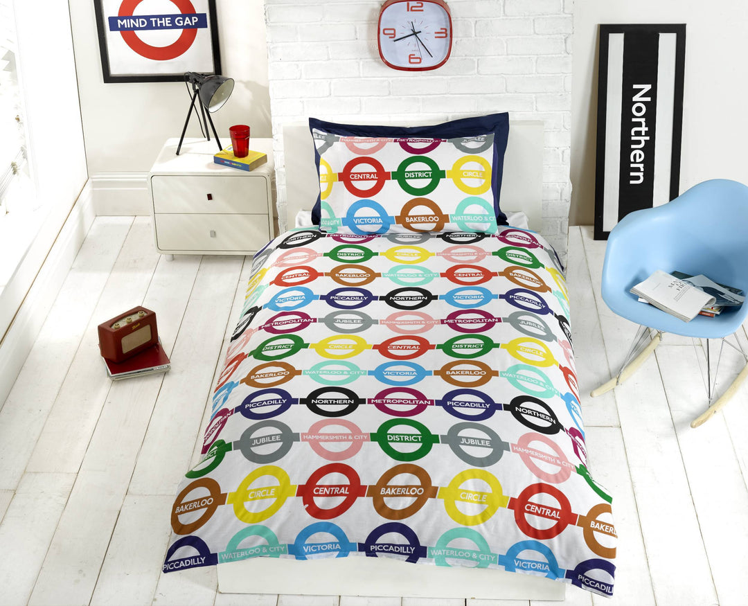 London Underground Duvet Set - TidySpaces