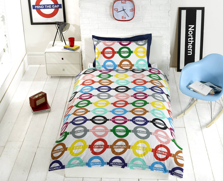 London Underground Duvet Set - TidySpaces