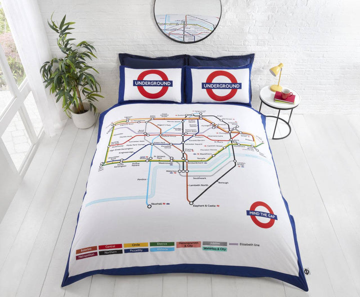 London Underground Duvet Set - TidySpaces