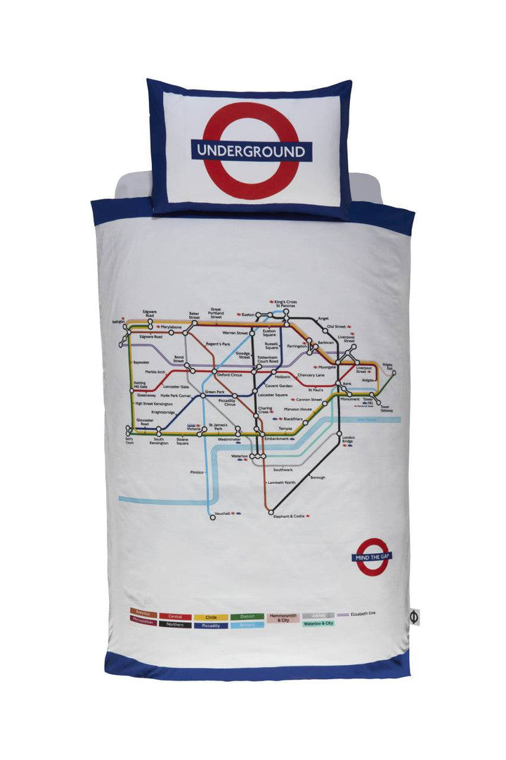 London Underground Duvet Set - TidySpaces