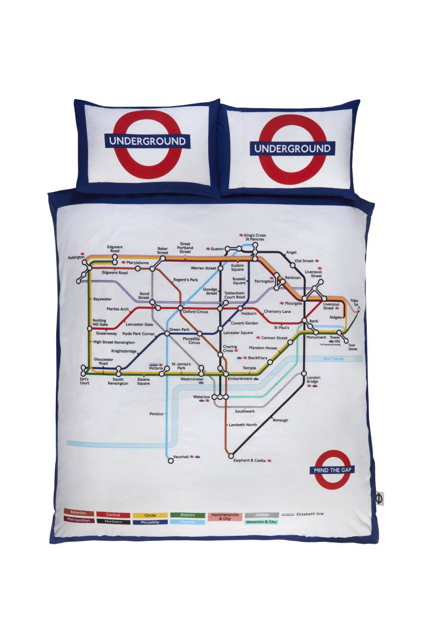 London Underground Duvet Set - TidySpaces