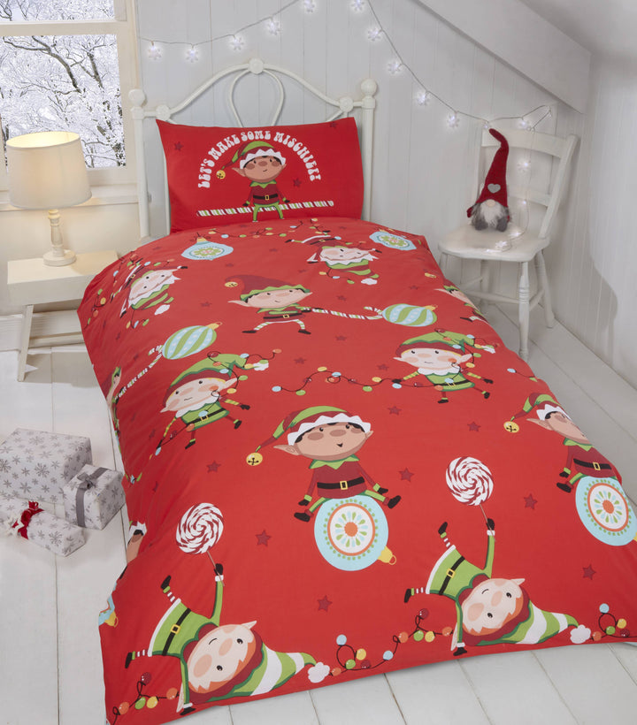 Naughty Elves Duvet Set - TidySpaces