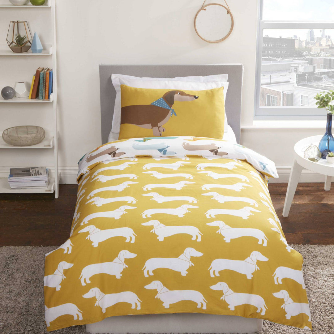 Sausage Dog Duvet Set - TidySpaces