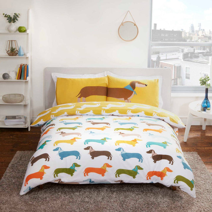 Sausage Dog Duvet Set - TidySpaces