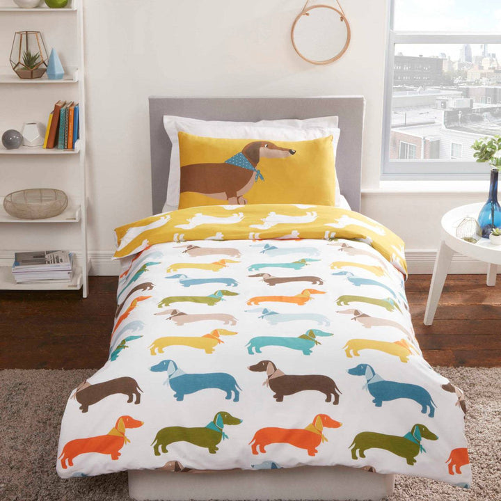 Sausage Dog Duvet Set - TidySpaces