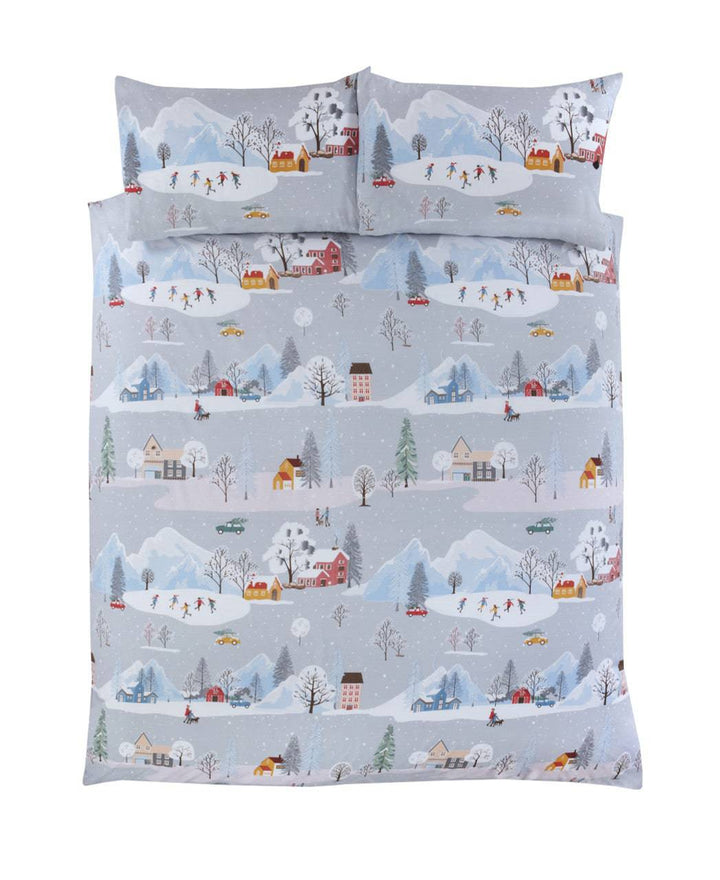 Winter Town Duvet Set - TidySpaces