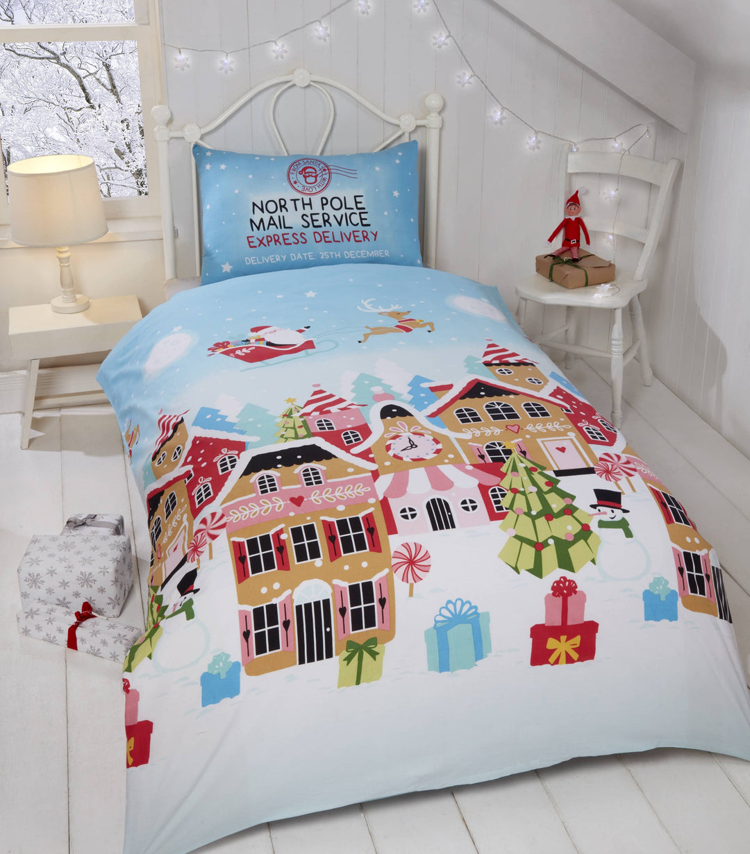 Gingerbread Town Duvet Set - TidySpaces