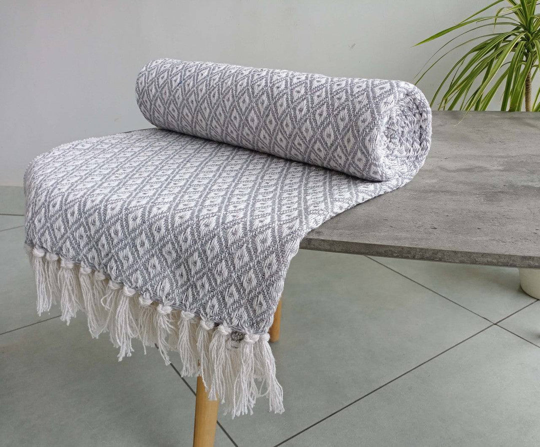 Eden Cotton Throw - TidySpaces