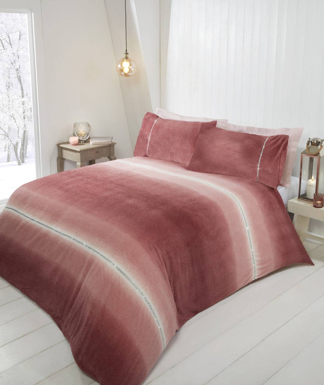 Diamante Teddy Duvet Set - TidySpaces