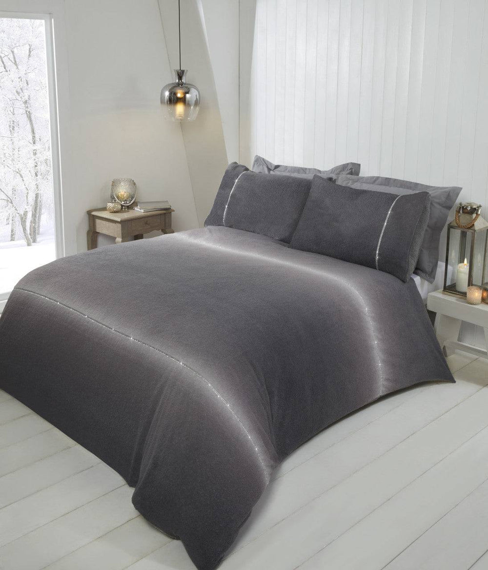 Diamante Teddy Duvet Set - TidySpaces