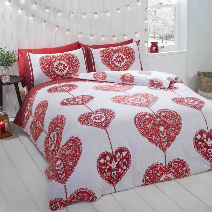 Scandi Heart BC Duvet Set - TidySpaces