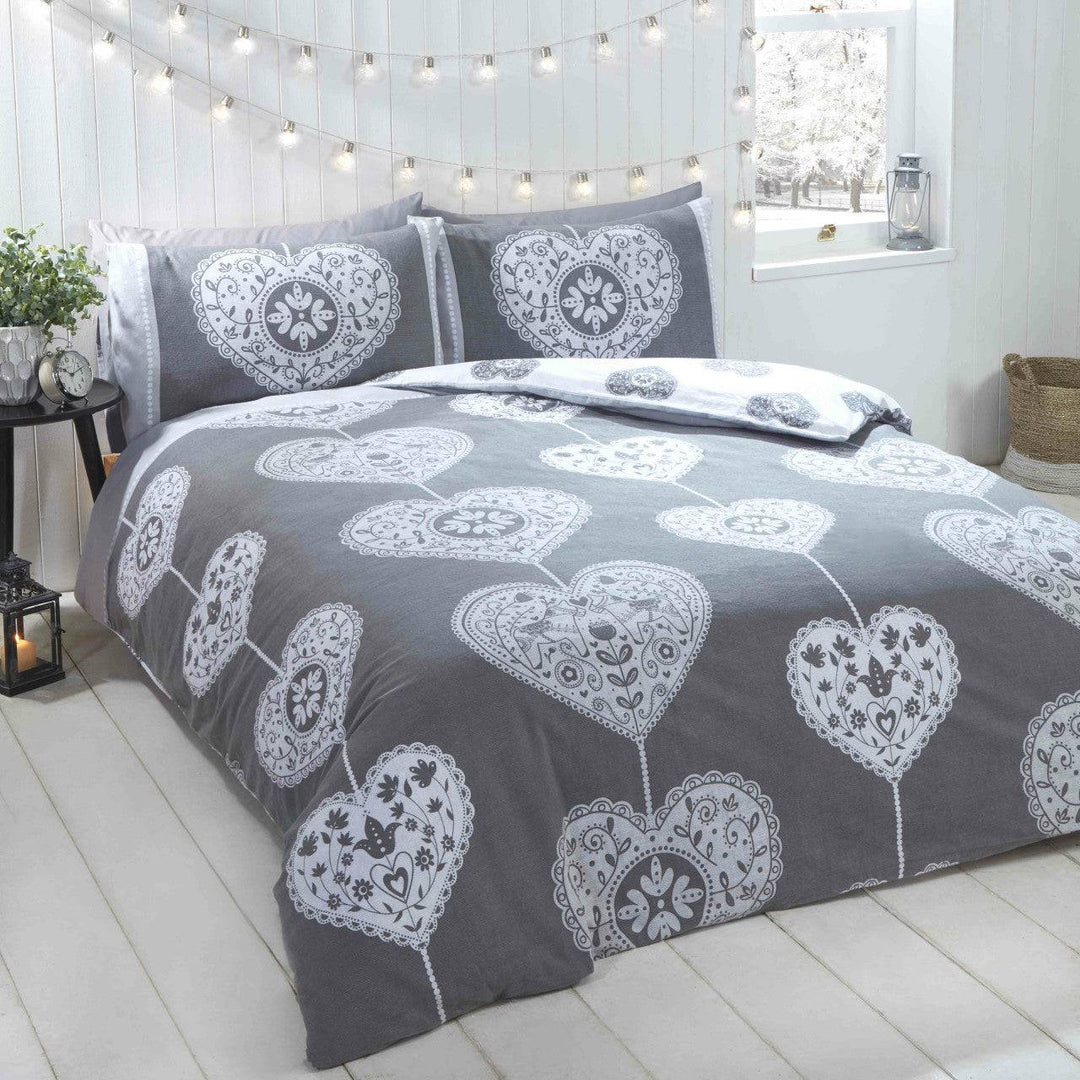 Scandi Heart BC Duvet Set - TidySpaces