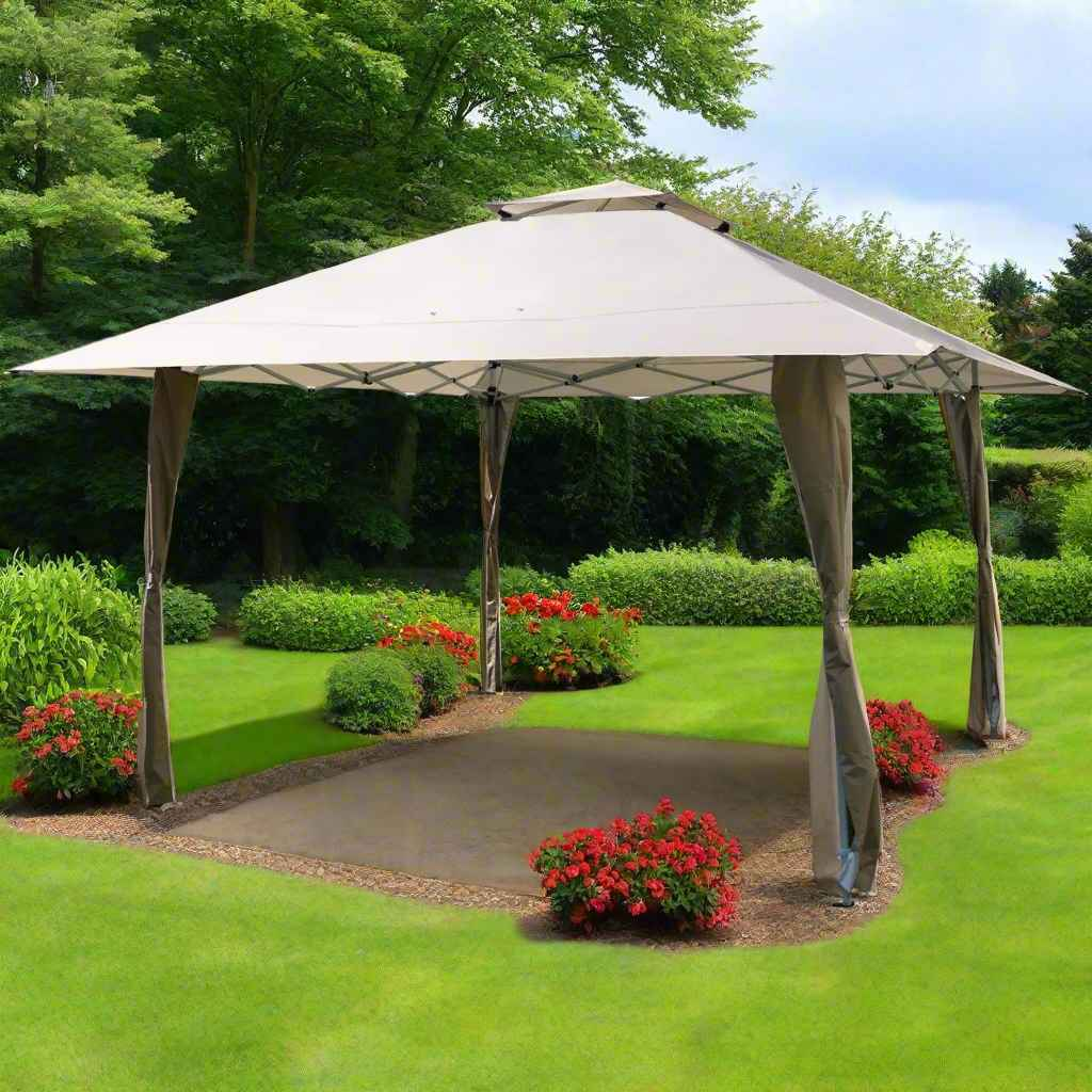 395 x 395 cm Pop up Canopy Tent with Vented Top and 8 Drainage Holes