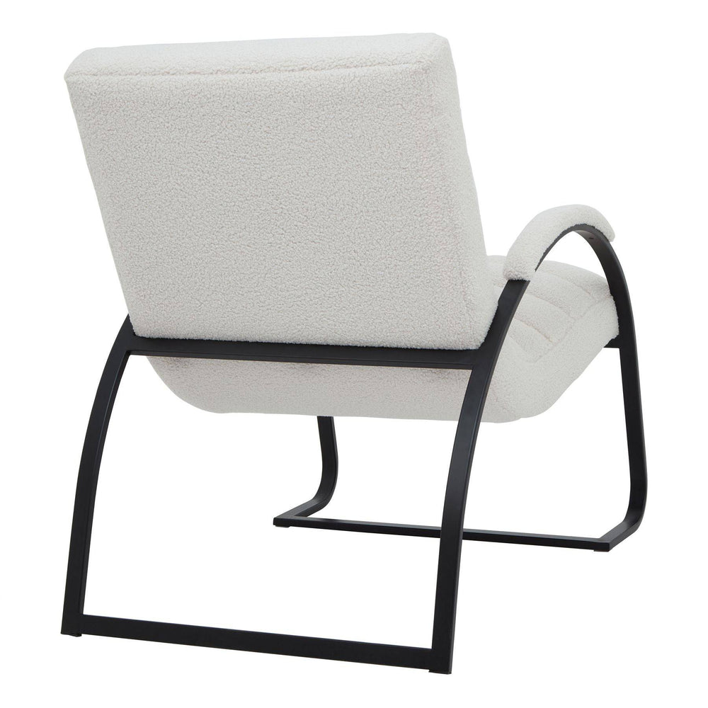 Bouclé Ribbed Ark Chair - TidySpaces