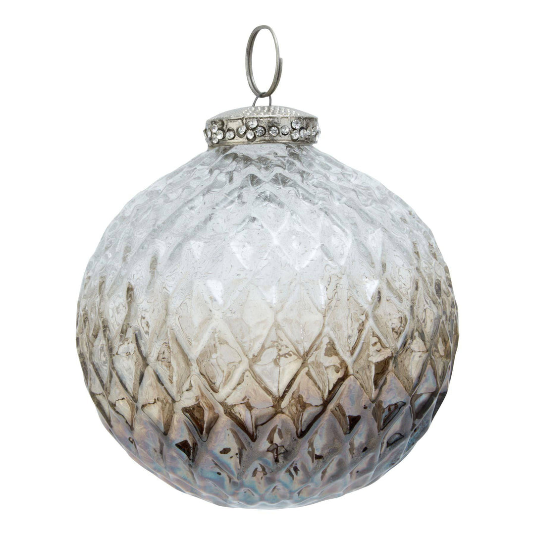 Coffee Ombre Collection Detailed Bauble - TidySpaces