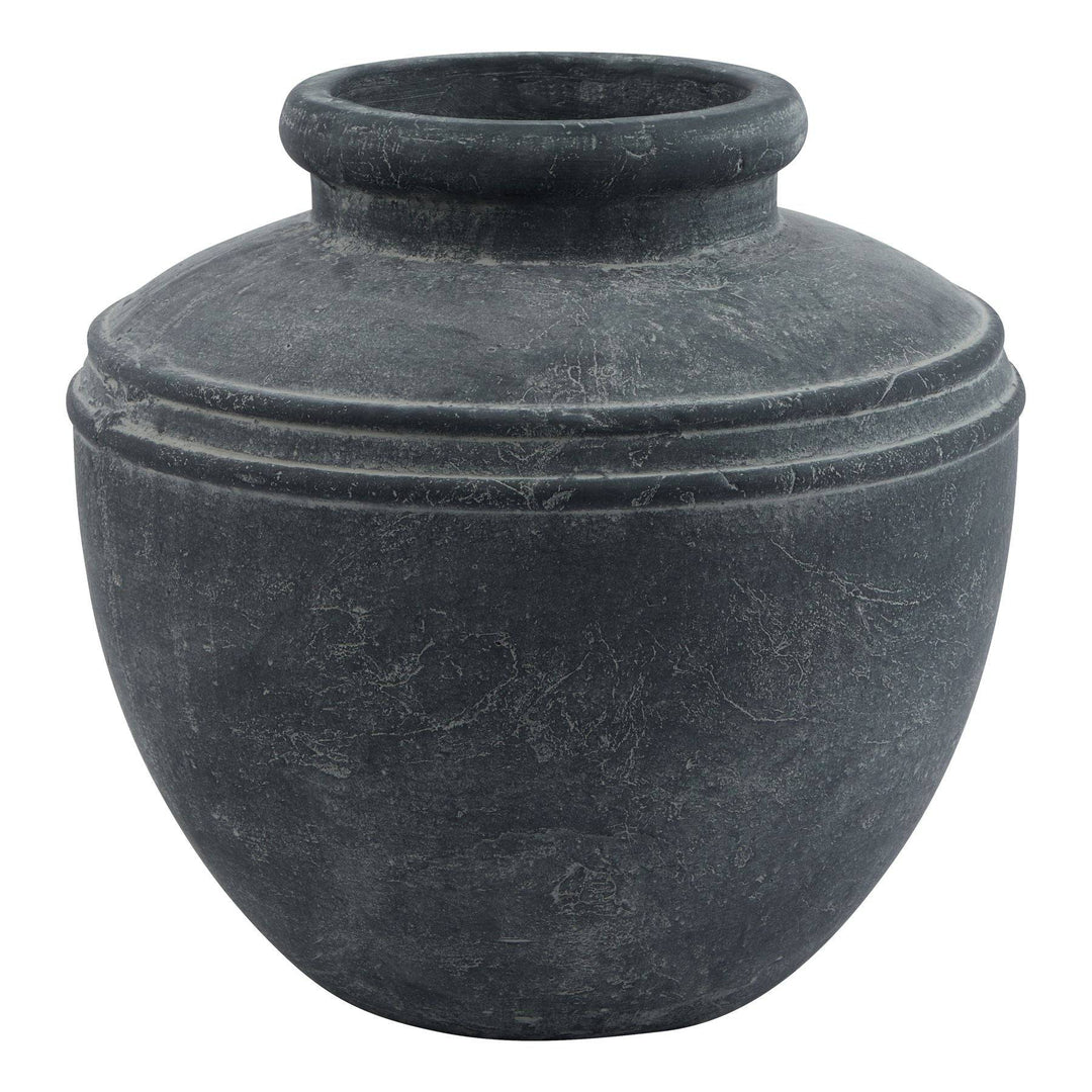 Amalfi Grey Water Pot GREY CERAMIC - TidySpaces