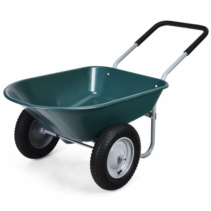 2 Tire Wheelbarrow with Pneumatic Tires 150KG