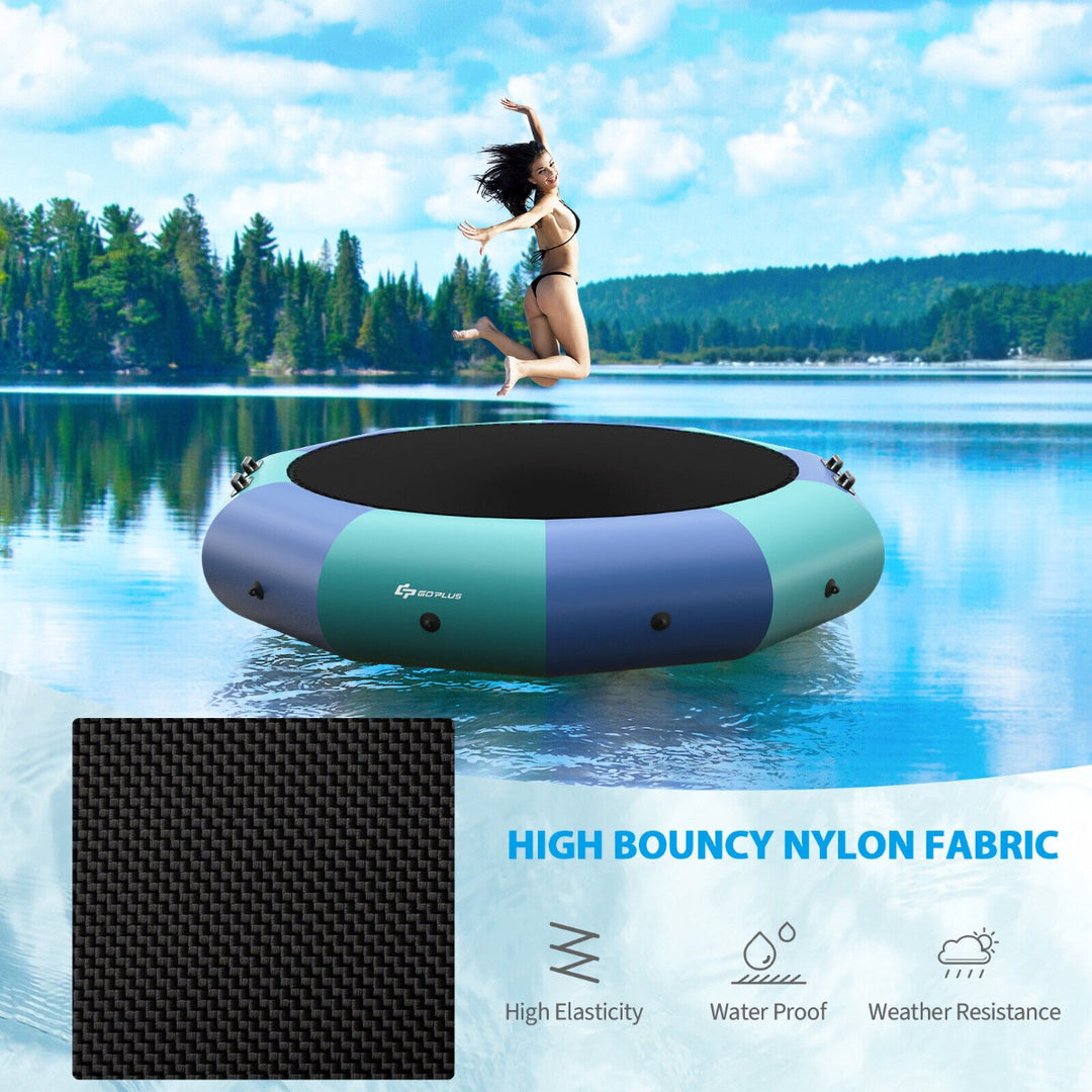 10FT Inflatable Water Trampoline with 500W Electric Inflator