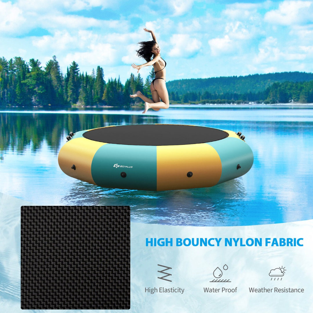 10FT Inflatable Water Trampoline with 500W Electric Inflator