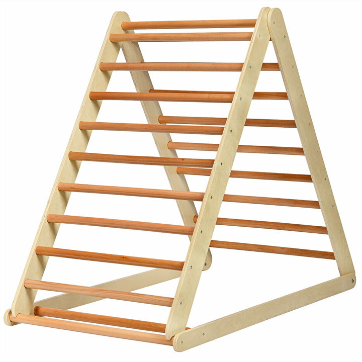 Wooden Climbing Ladder with Ramp for Kindergarten or Home