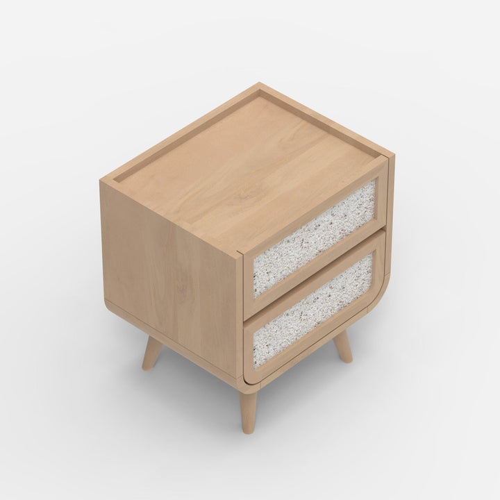 Oxy Two Drawer Side Table