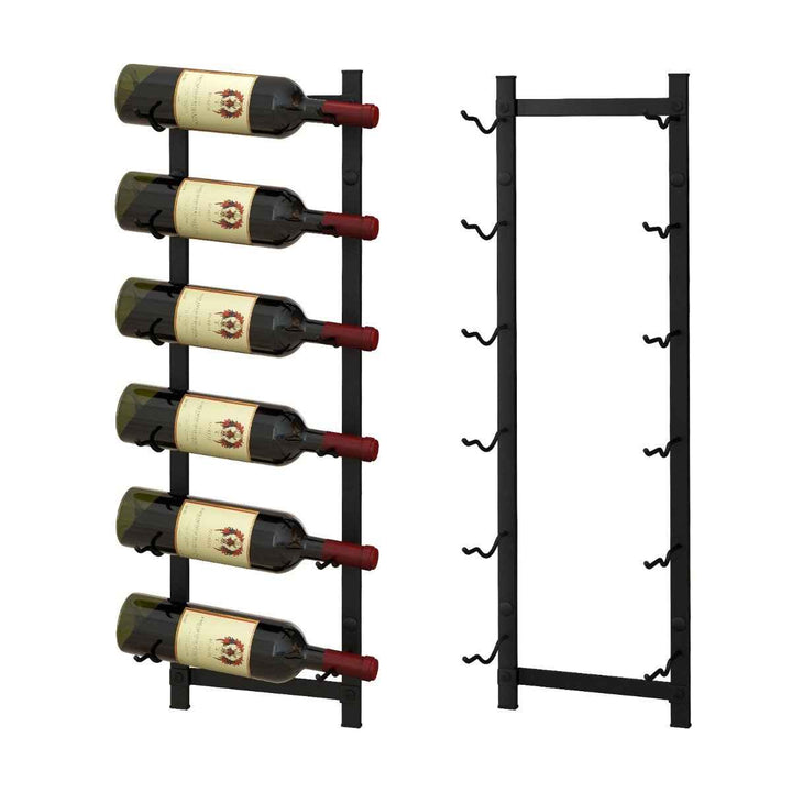 Wall Mounted Metal Wine Rack Organizer for Liquor and Champagne