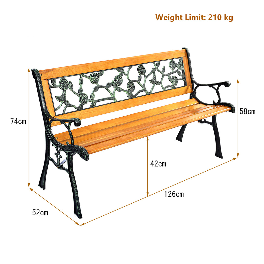 Weather Proof Outdoor Furniture with Wood Frame for Backyard Porch Patio - TidySpaces